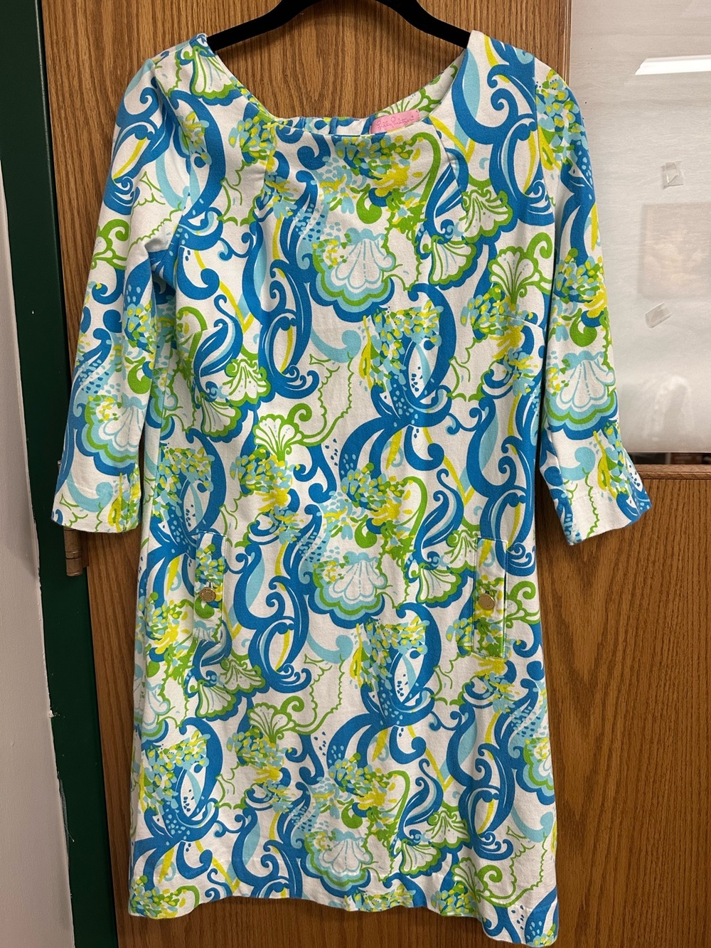 Lilly Pulitzer Floral Knit Dress in Crystal Coast